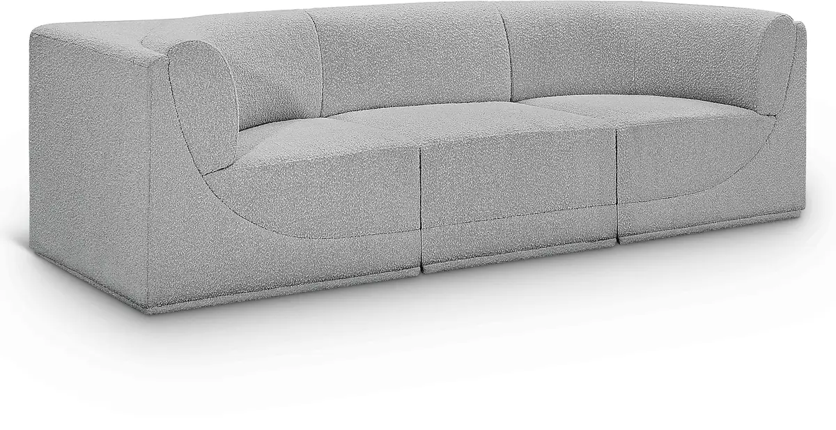 Ollie - 3 Seat Modular Sofa - Gray