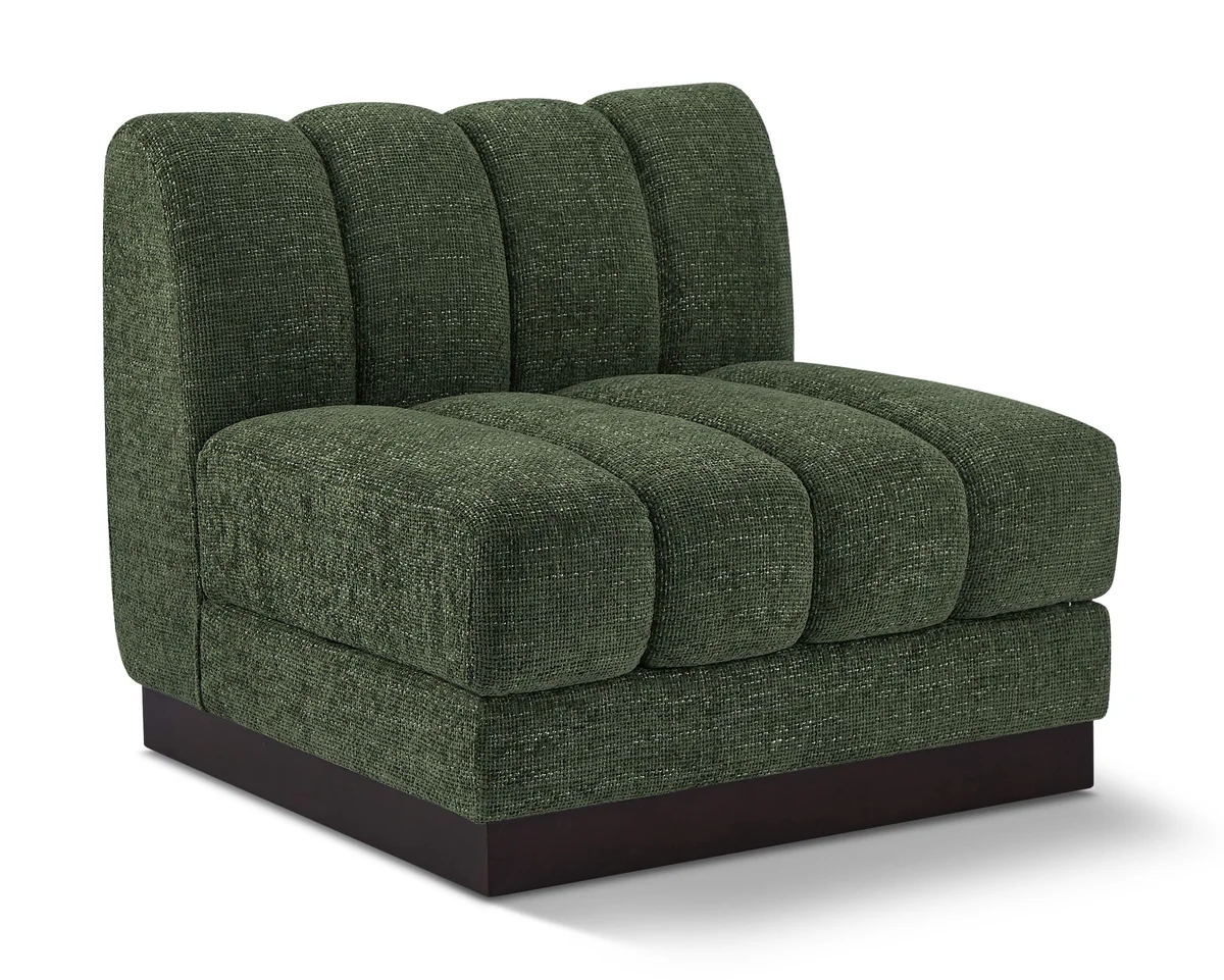 Quinn - Armless Chair - Green