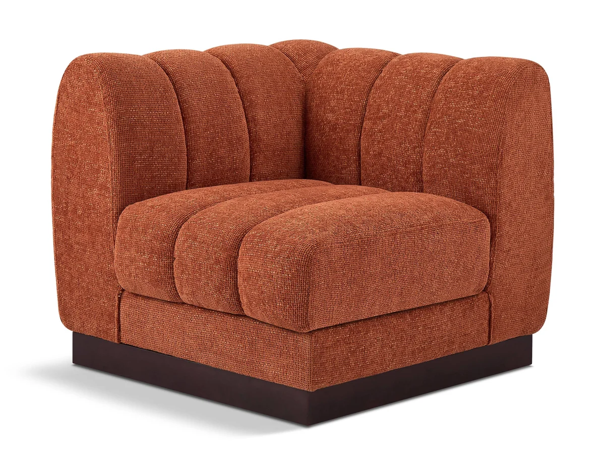 Quinn - Corner Chair - Cognac