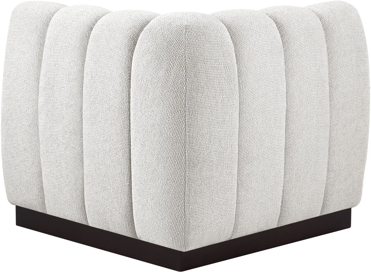 Quinn - Corner Chair - Cream - View 2