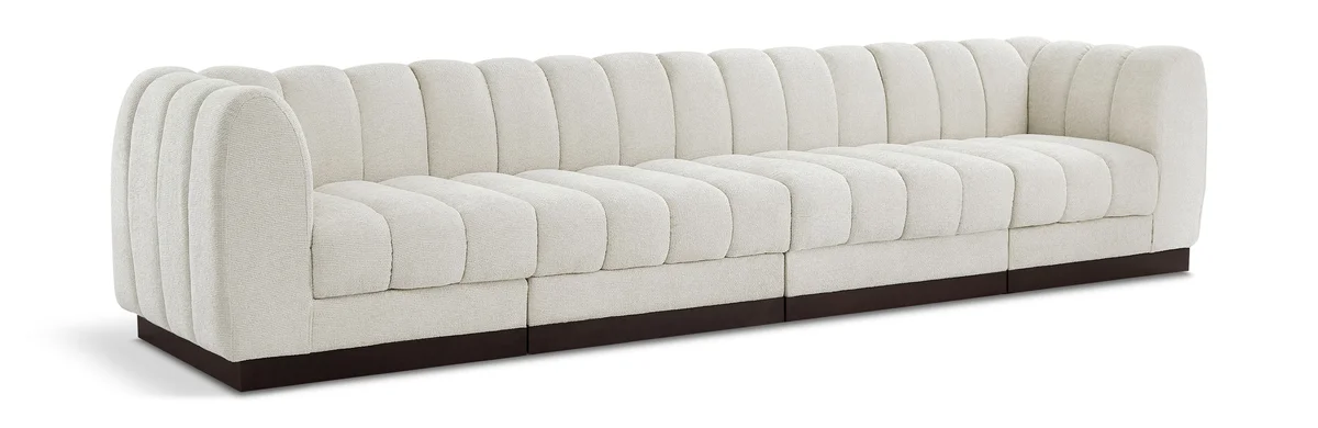 Quinn - 4 Seat Modular Sofa - Cream
