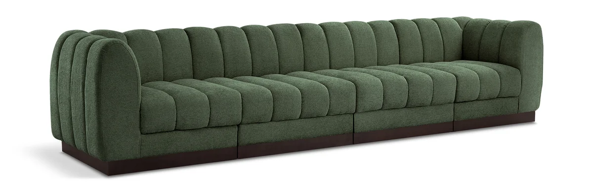 Quinn - 4 Seat Modular Sofa - Green