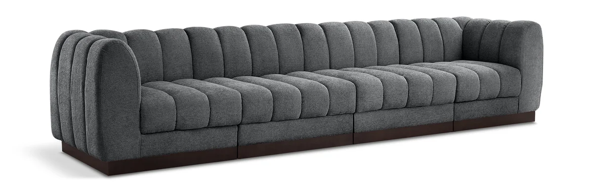 Quinn - 4 Seat Modular Sofa - Gray