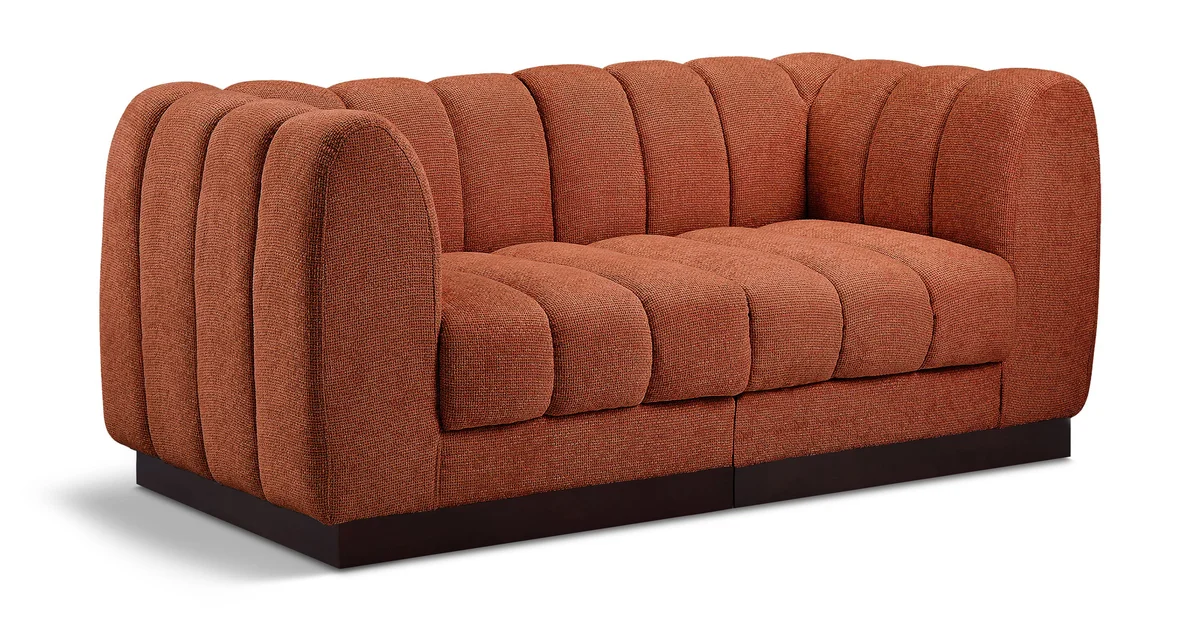 Quinn - 2 Seat Modular Sofa - Cognac