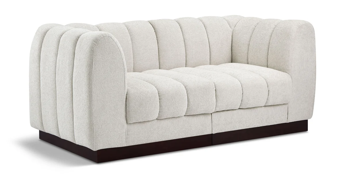 Quinn - 2 Seat Modular Sofa - Cream