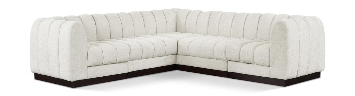 Quinn - 5 Piece Modular Corner Sectional - Cream