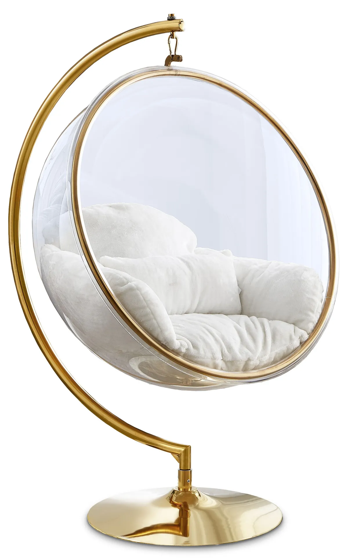 Luna - Swing Accent Chair - White