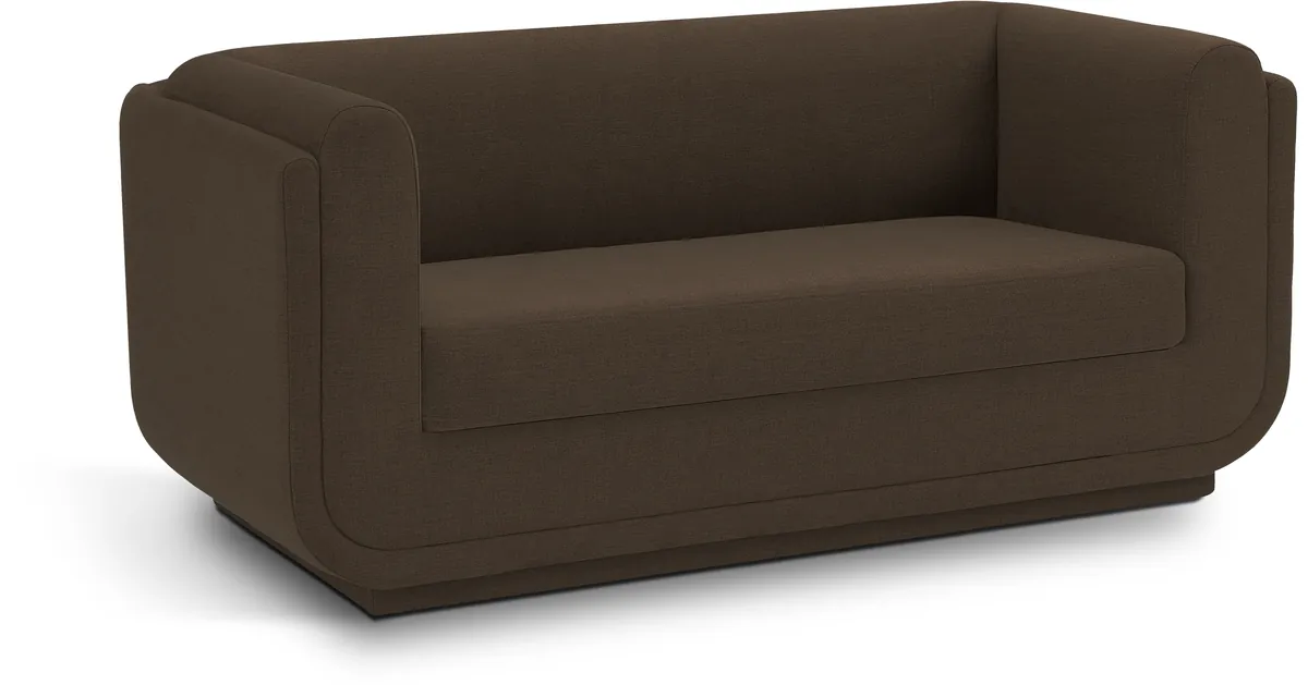 Kimora - Loveseat - Brown