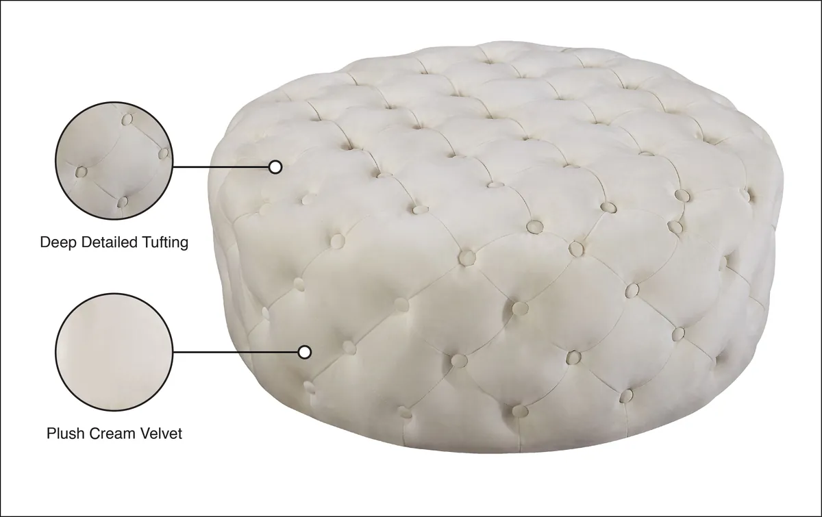 Addison - Ottoman / Bench - Cream