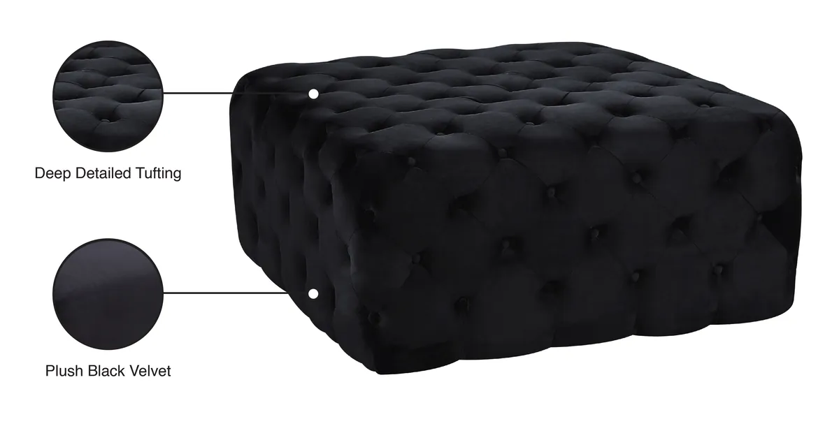 Ariel - Ottoman / Bench - Black
