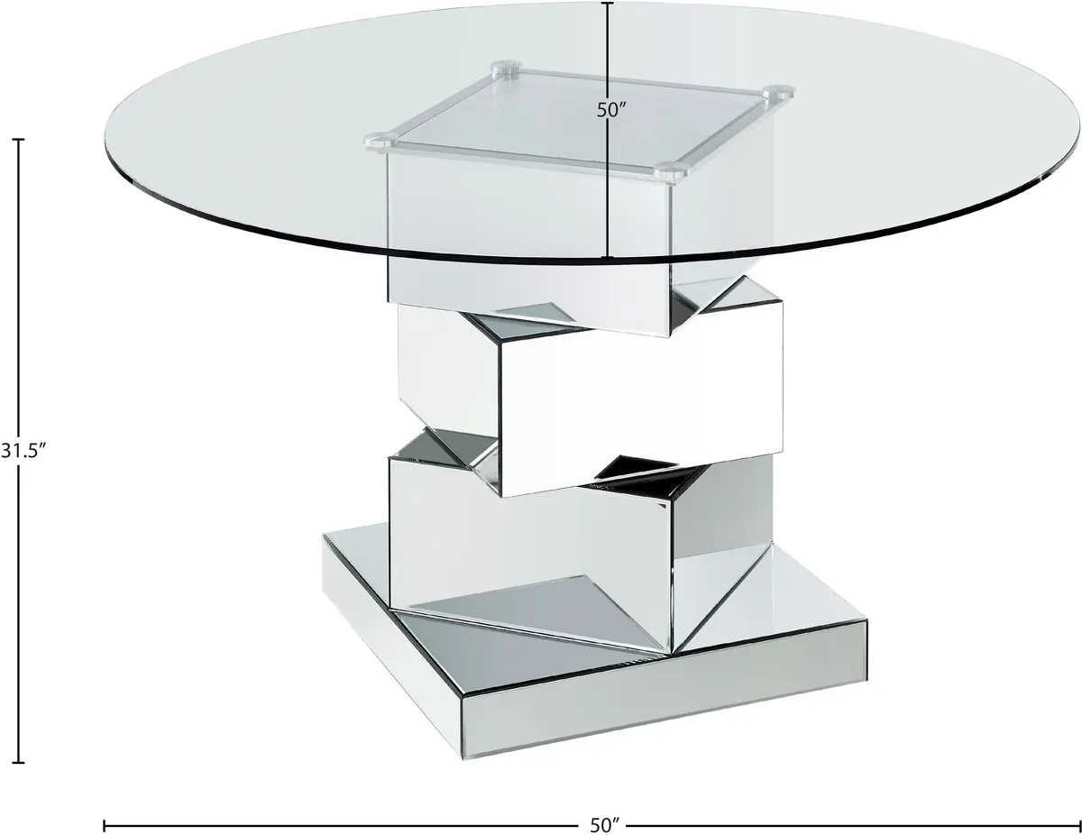 Haven - Dining Table - Pearl Silver