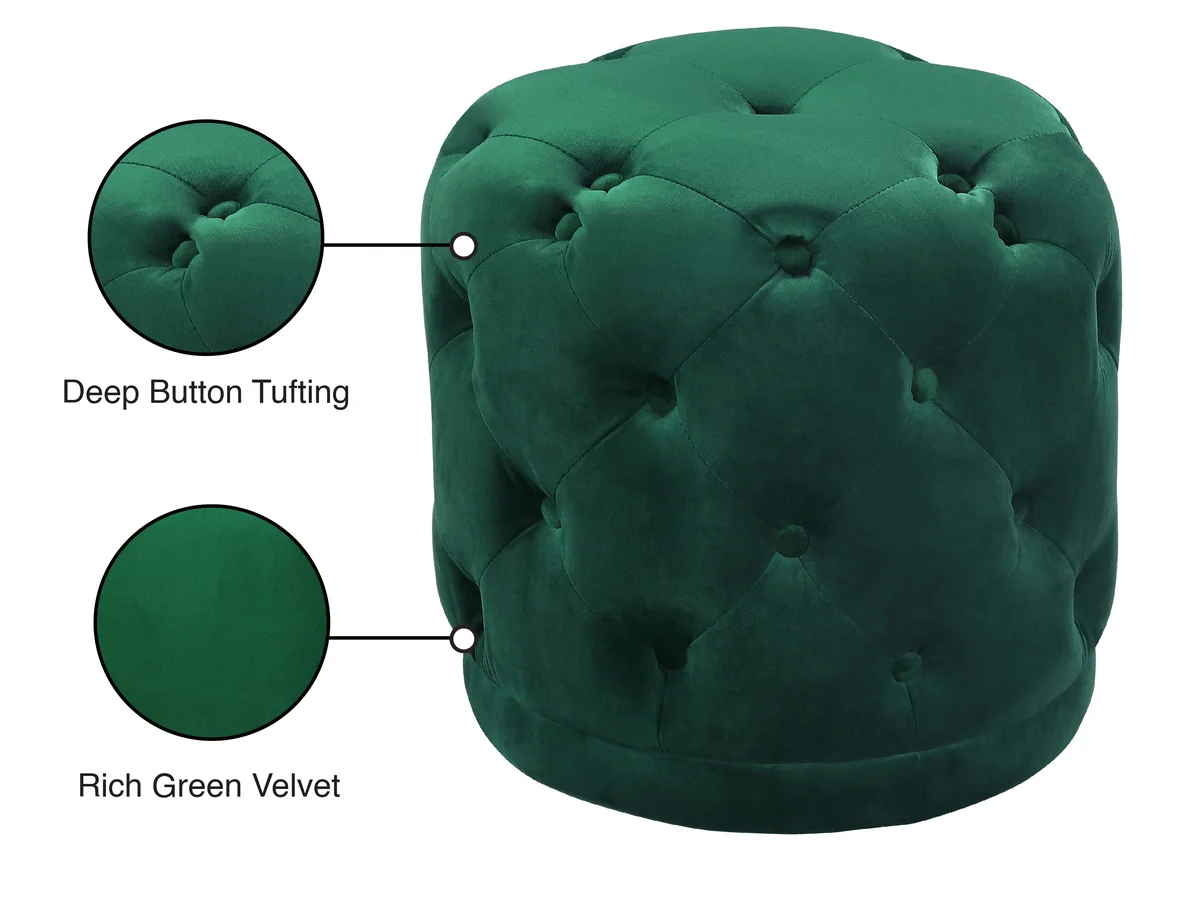 Harper - Ottoman / Stool - Green
