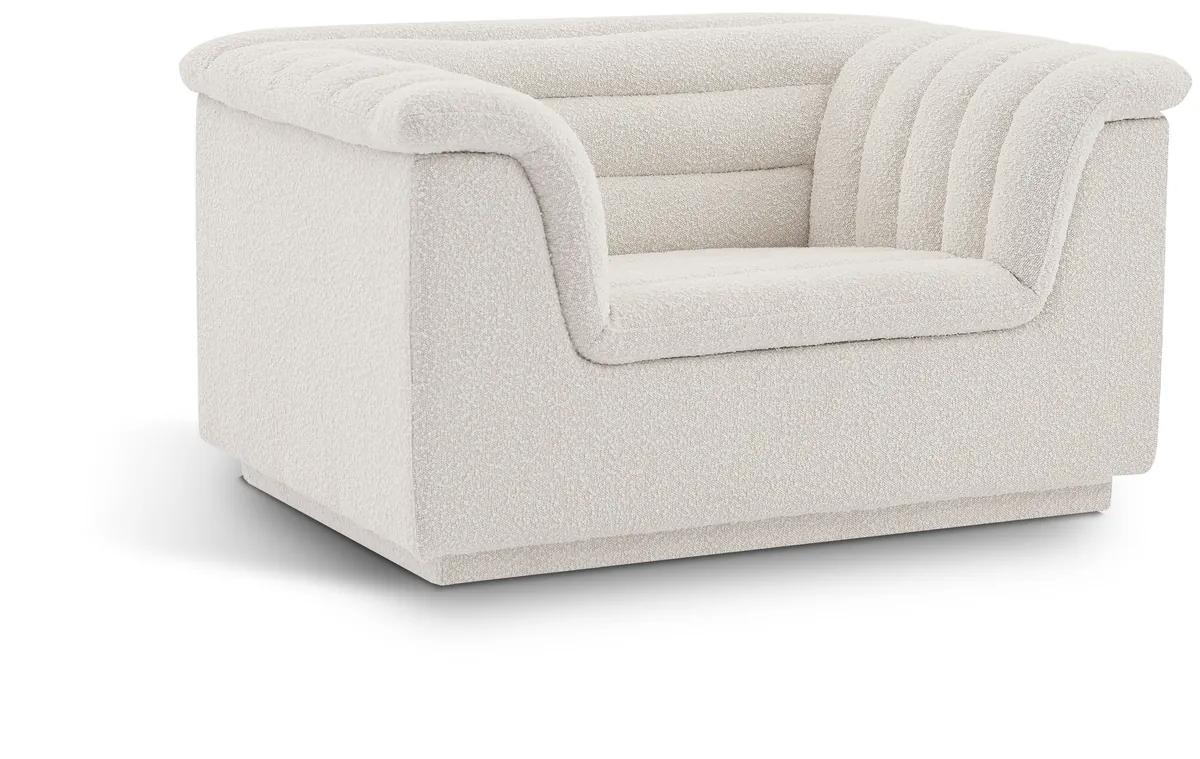 Cascade - Boucle Chair - Cream