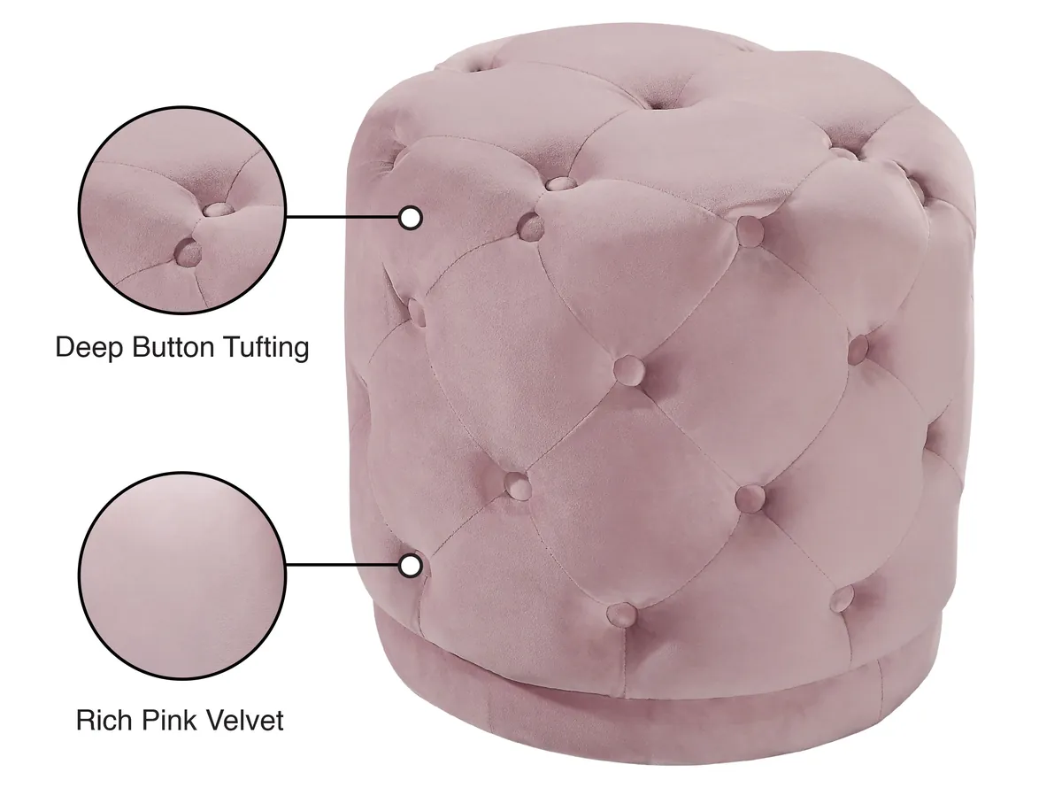 Harper - Ottoman / Stool - Pink