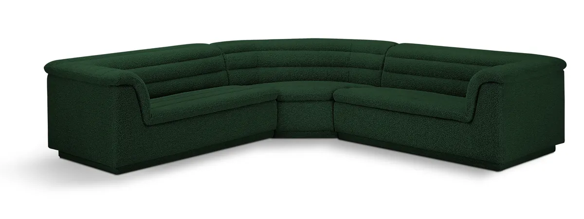 Cascade - Boucle Modular Sectional - Green