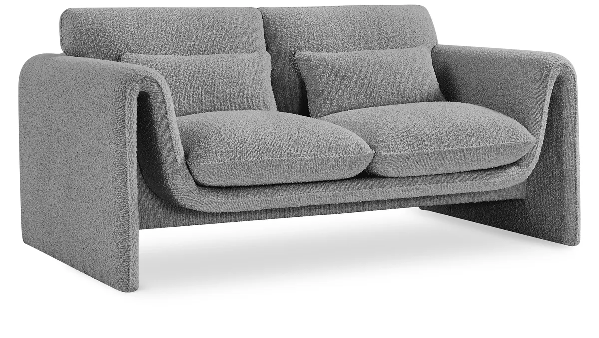 Stylus - Loveseat - Gray