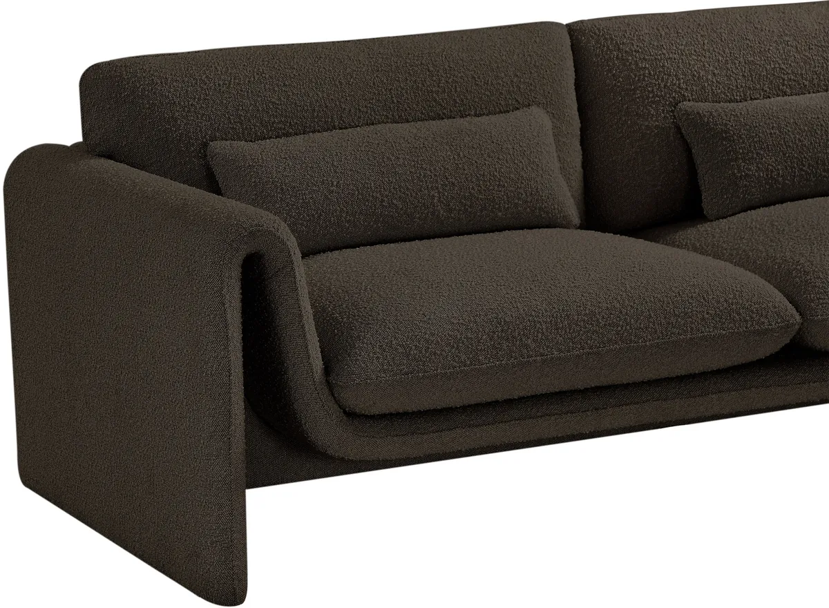 Stylus - Sofa - Brown - View 2