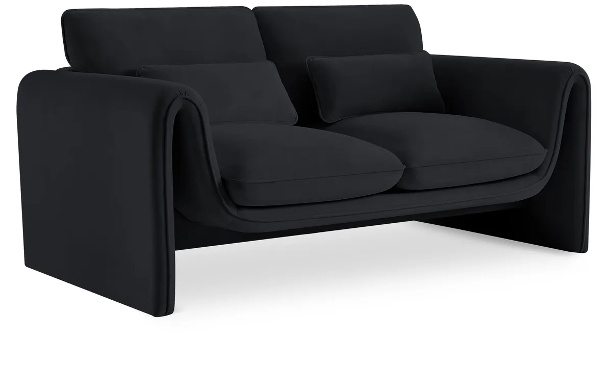 Sloan - Loveseat - Black