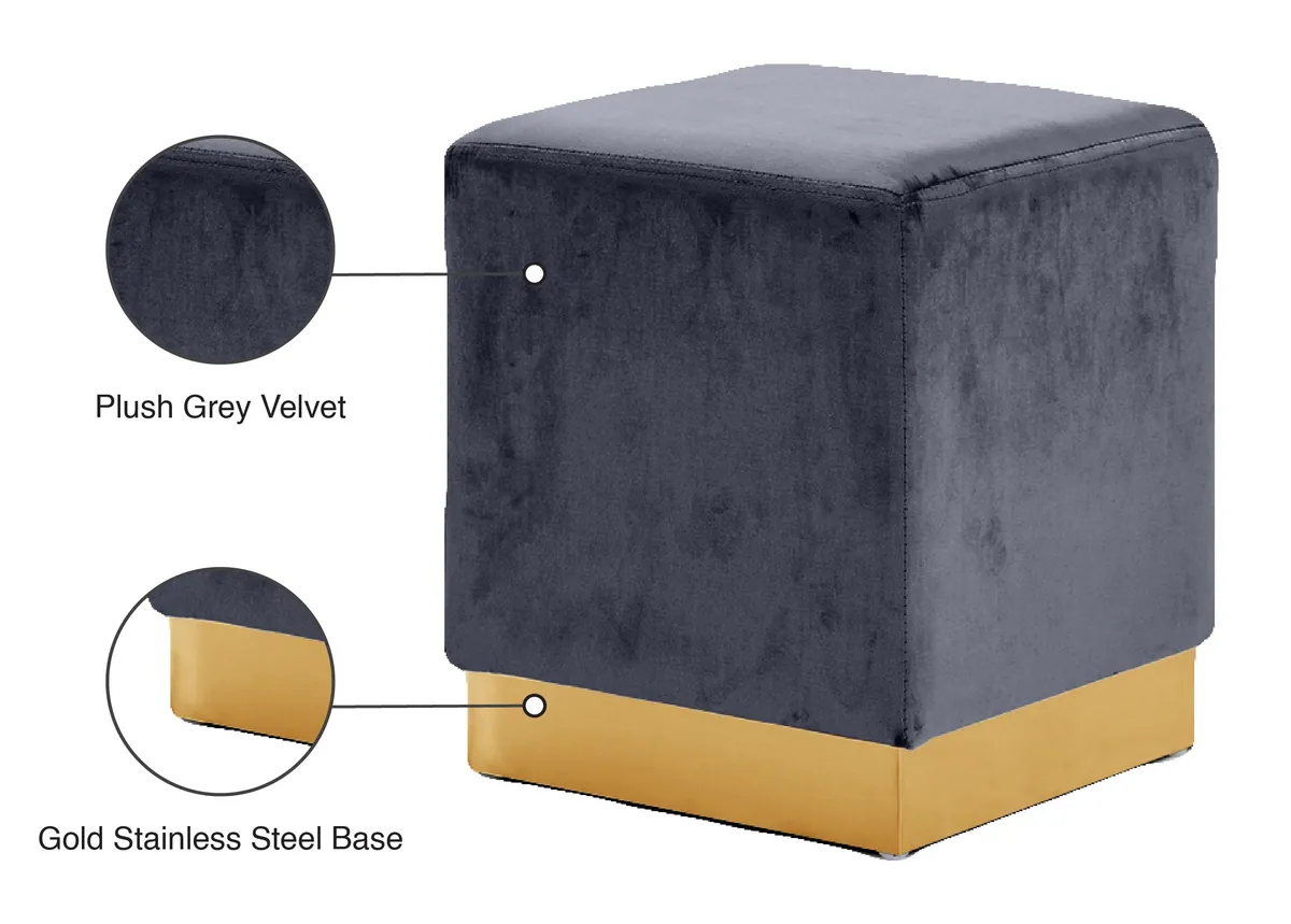 Jax - Ottoman / Stool - Gray