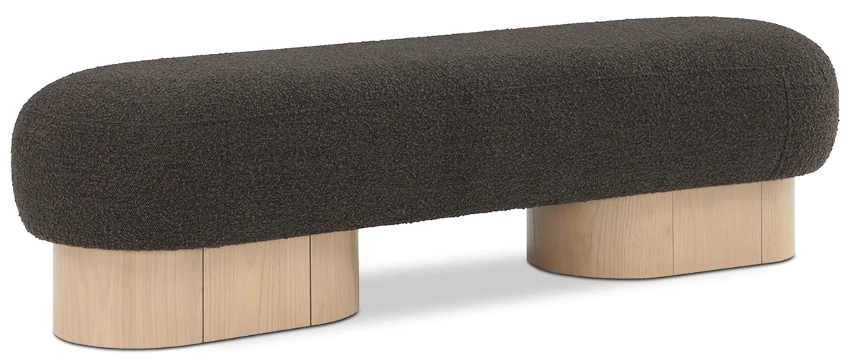 Robertson - Bench With Natural Base - Brown