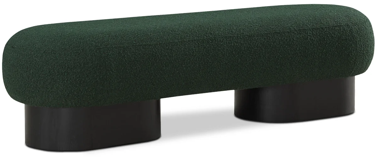 Robertson - Bench With Black Base - Green