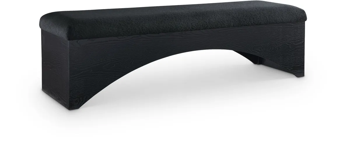 Lawson - Bench With Black Base - Black