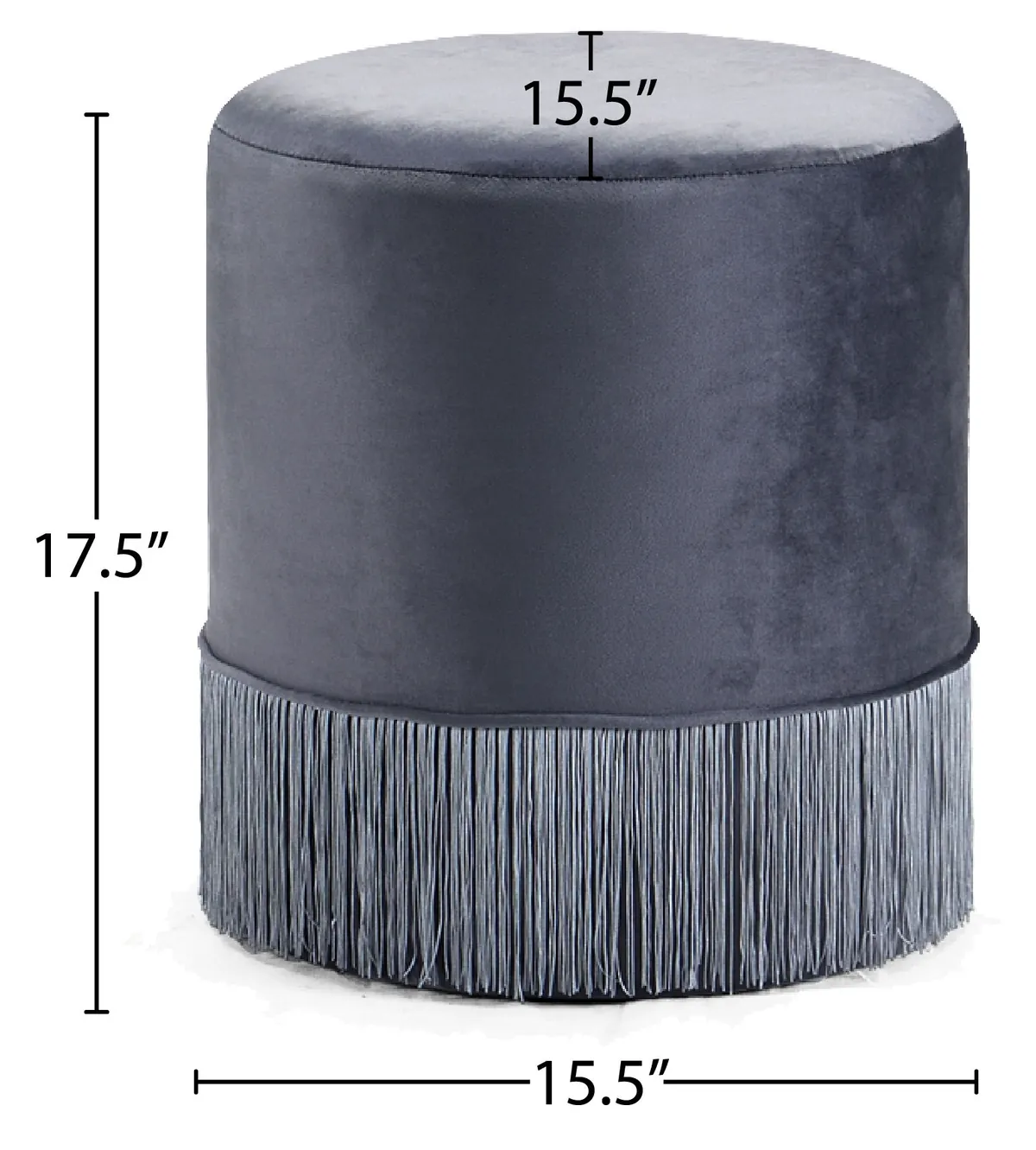 Teddy - Ottoman / Stool - Gray