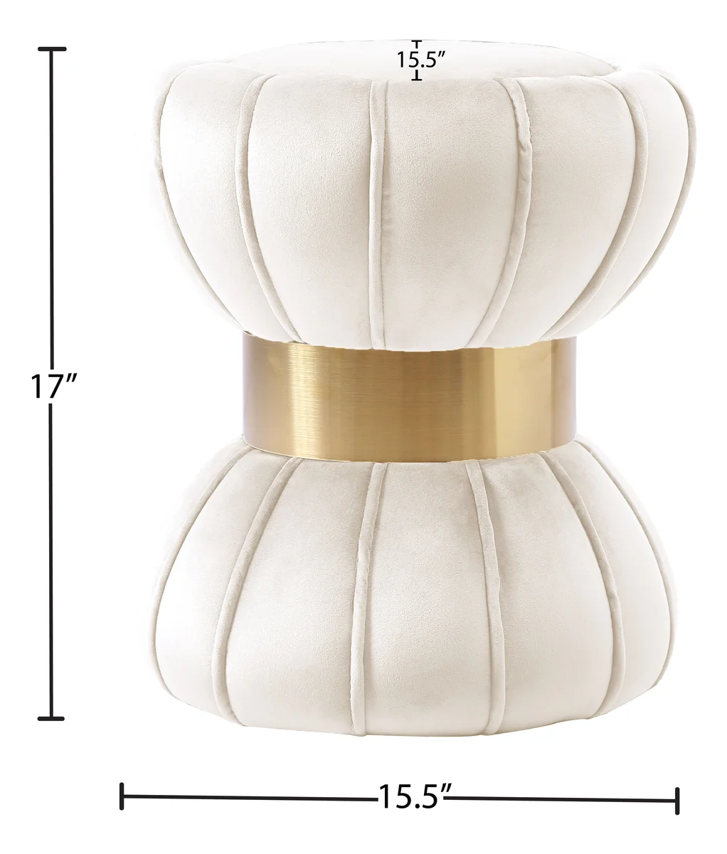 Vino - Ottoman / Stool - Cream