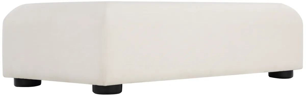 Diana - Fabric Coffee Table - Cream - View 2