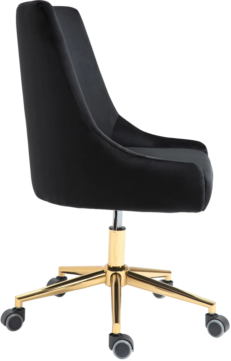 Karina - Office Chair - Black - Fabric