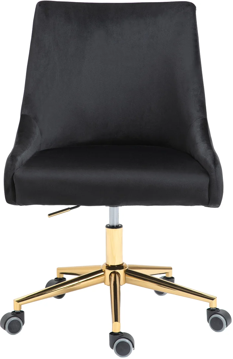 Karina - Office Chair - Black - Fabric