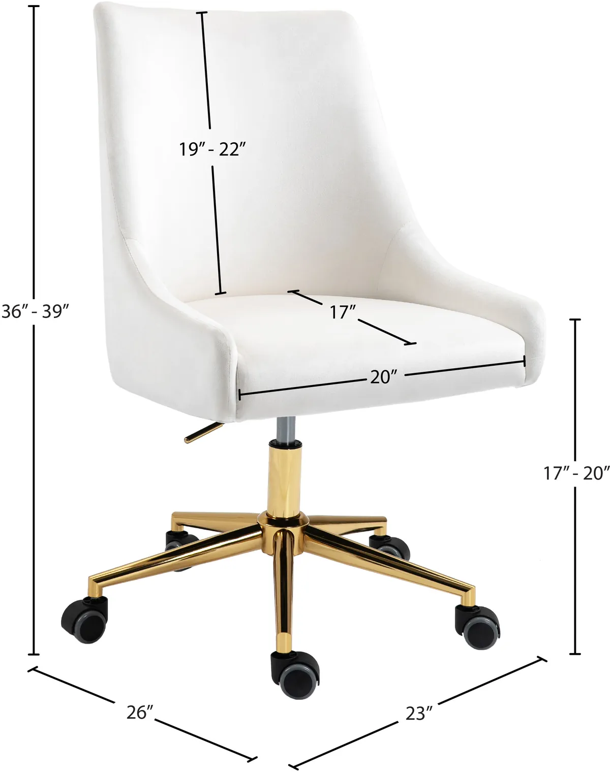 Karina - Office Chair - Cream