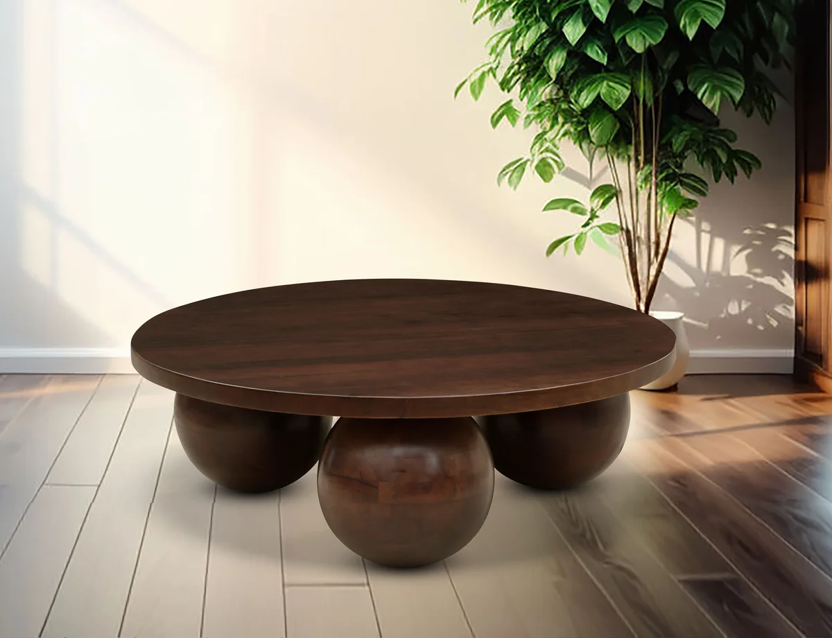 Spherical - Coffee Table - Brown - View 2