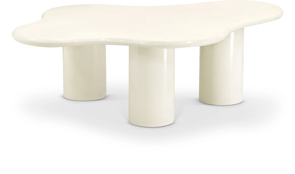 Romaine - Coffee Table - Cream