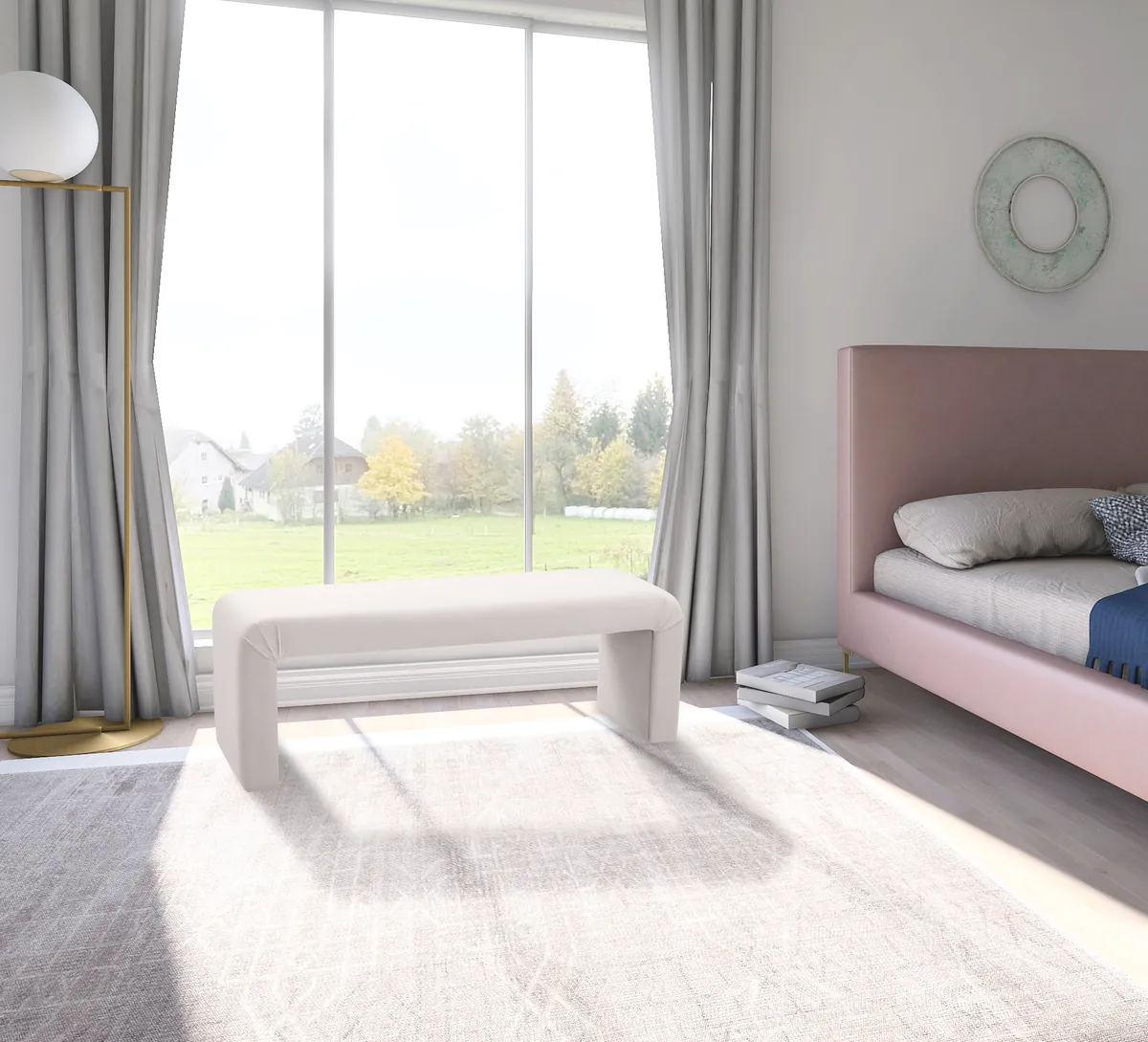 Minimalist - Bench - Cream