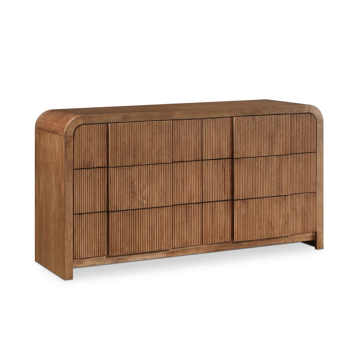 Fluted - Dresser - Walnut