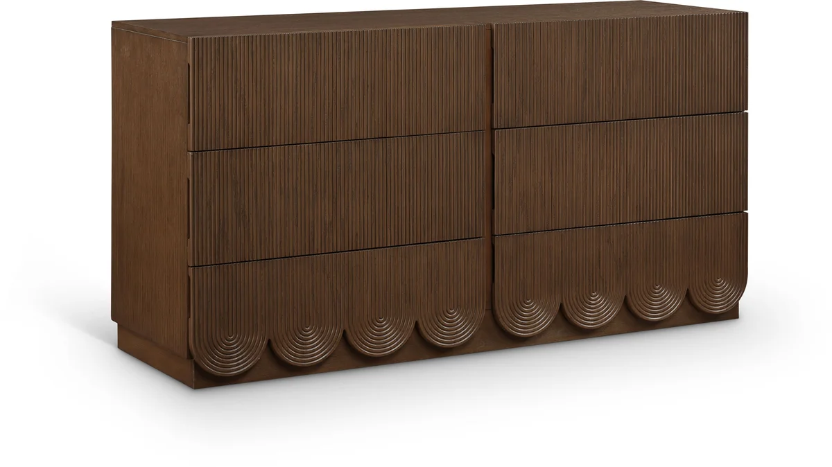Scallop - Dresser - Brown