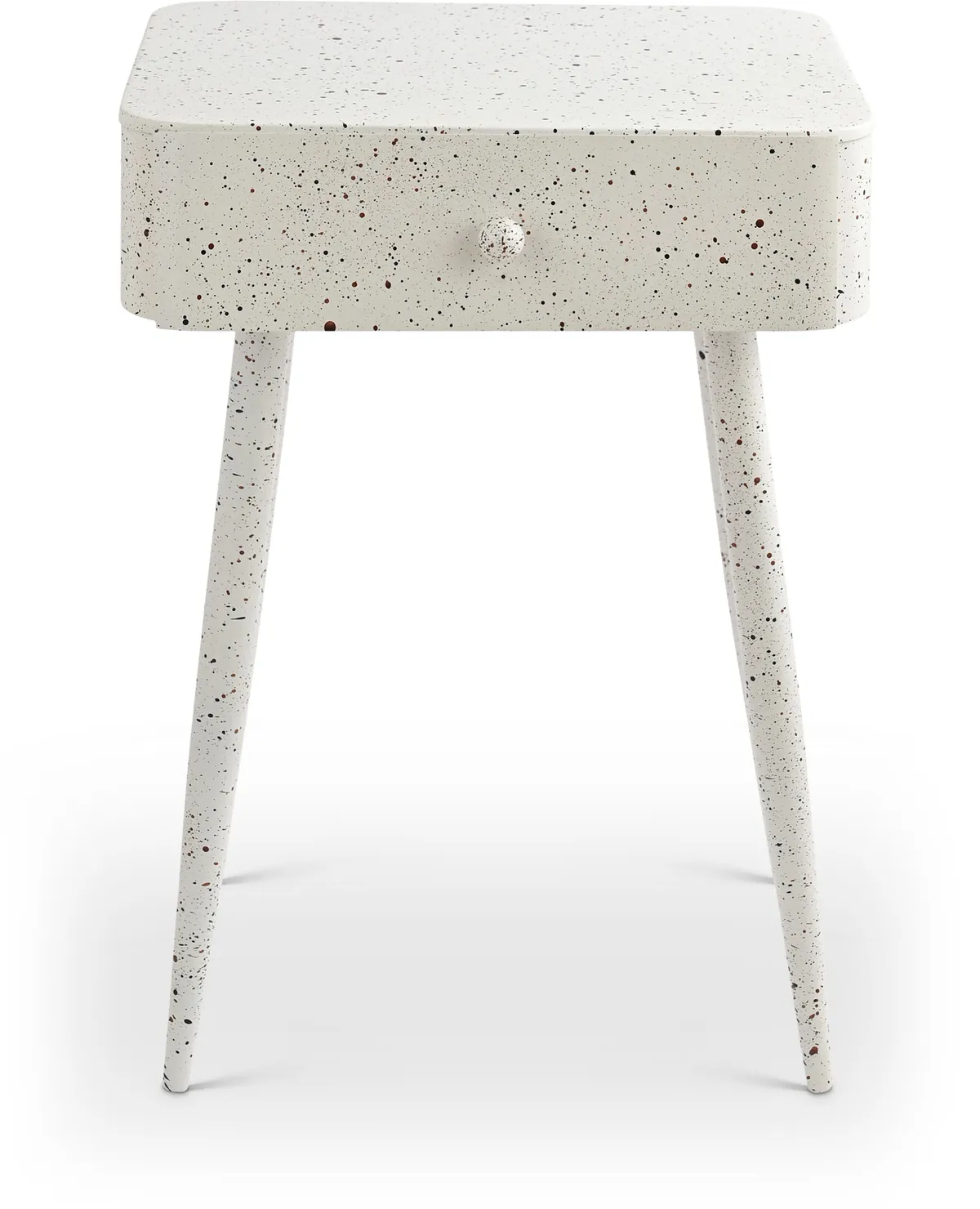 Rylan - Iron Night Stand - White