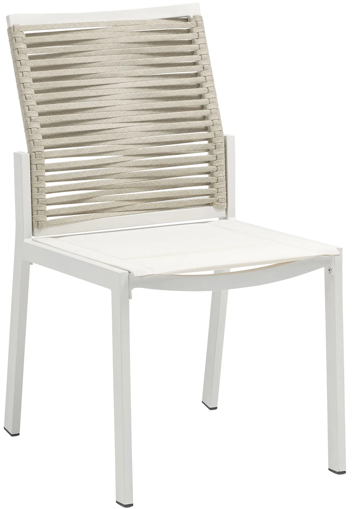 Maldives - Rope Outdoor Patio Dining Side Chair (Set of 2) - Beige