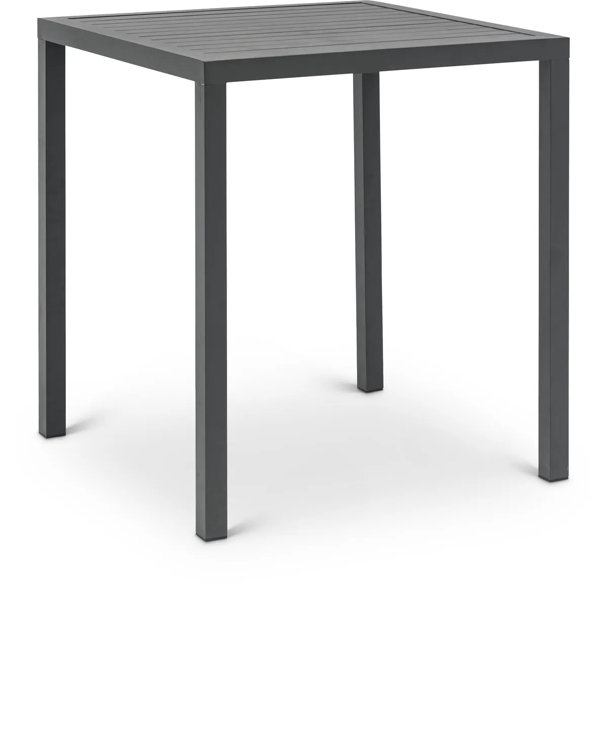 Maldives - Patio Square Bar Table - Gray