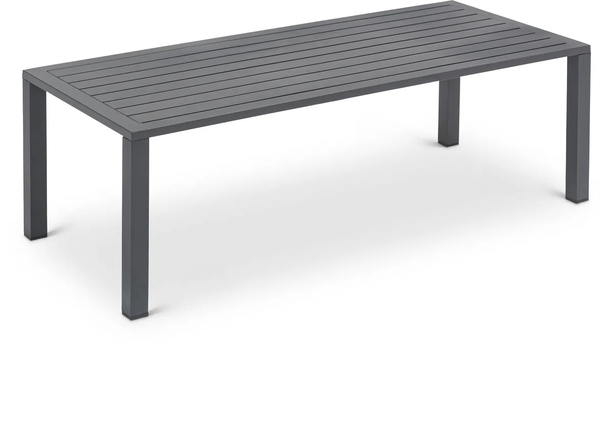Maldives - 47" Patio Coffee Table - Dark Gray