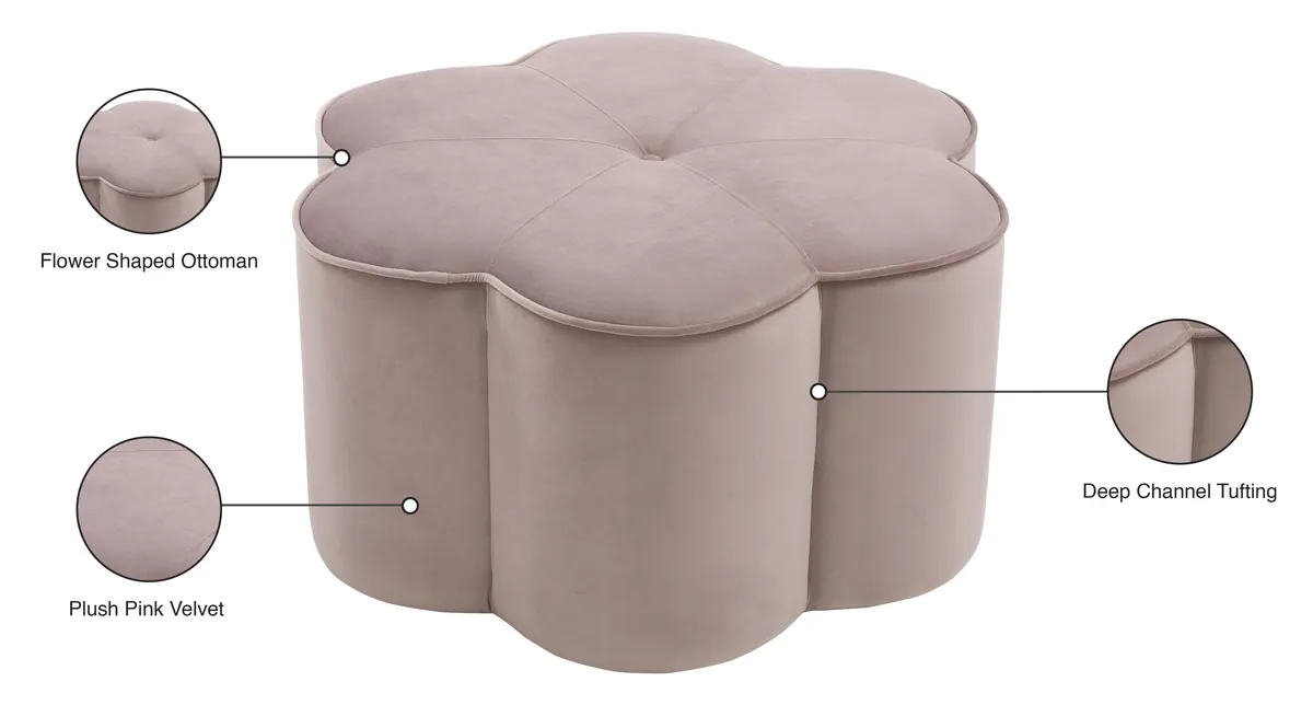Daisy - Ottoman - Pink