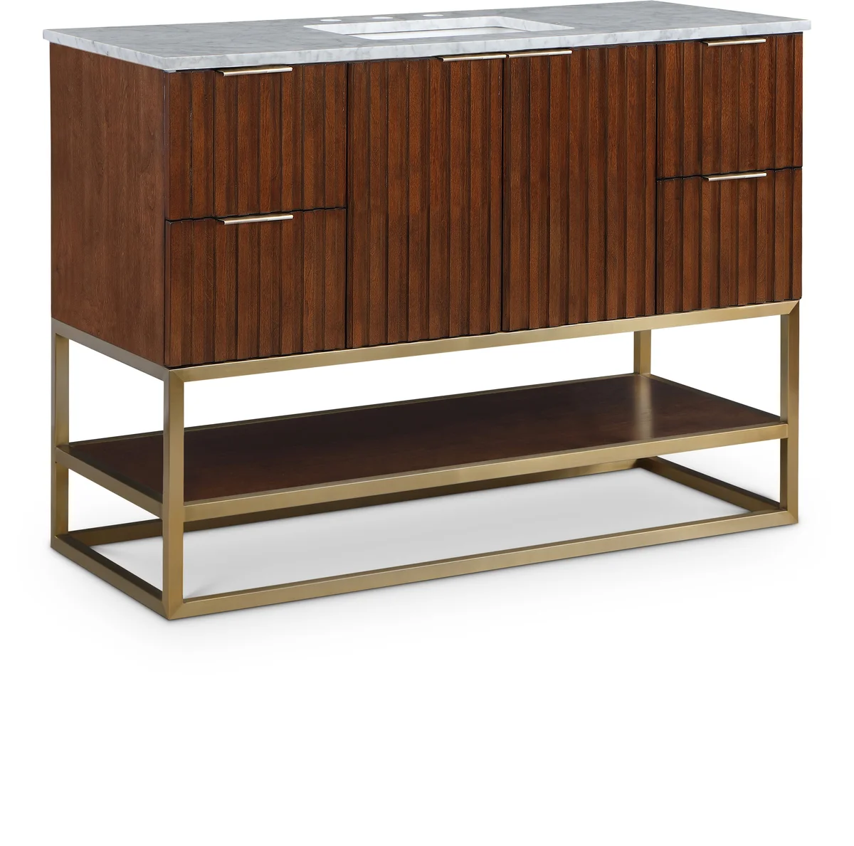 Monad - 48" Bathroom Vanity - Walnut
