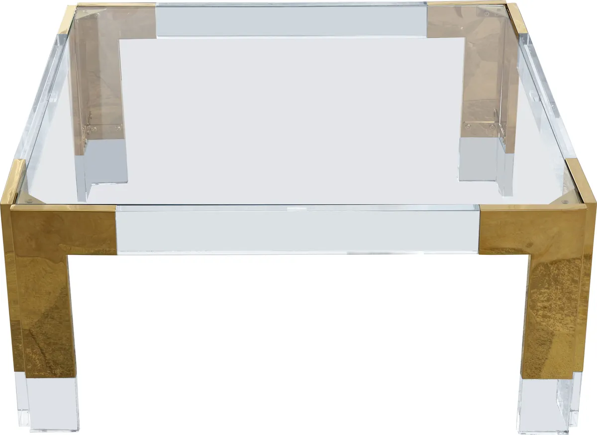 Casper - Coffee Table - Rich Gold - Steel