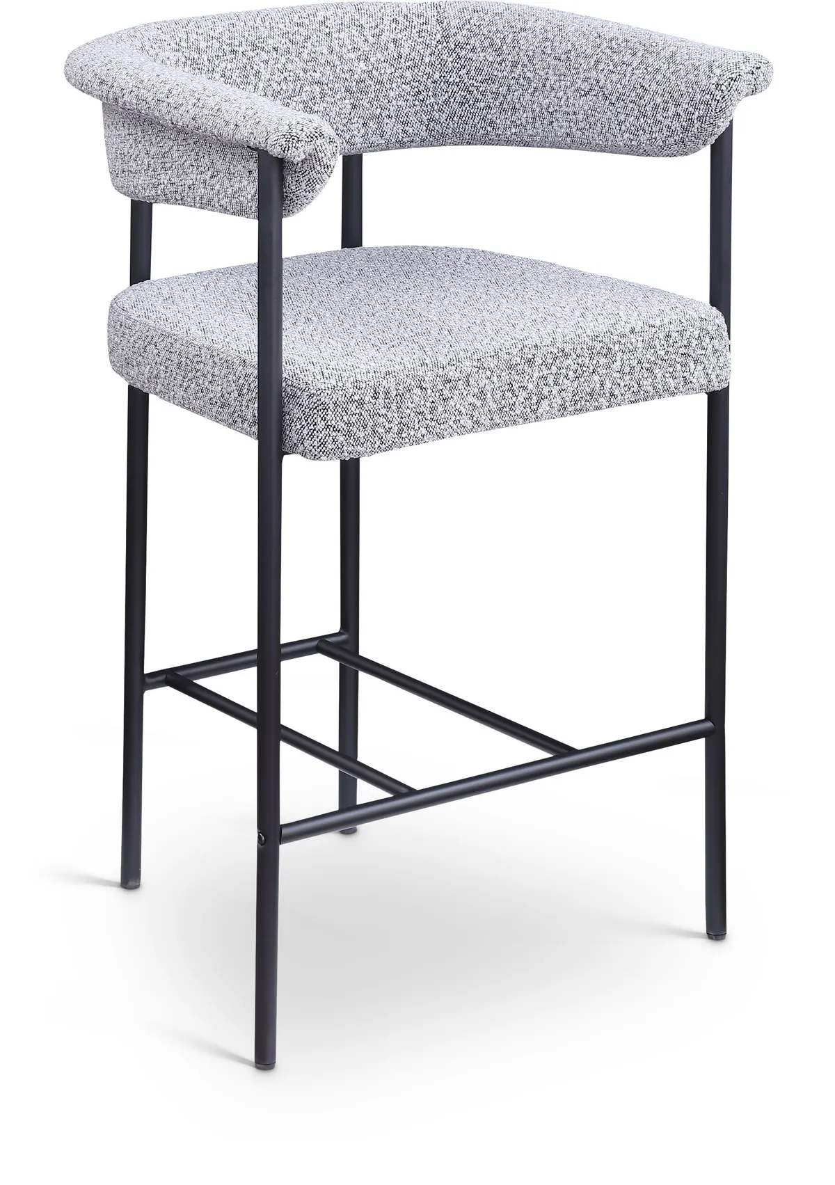 Malin - Boucle Counter Stool (Set of 2) - Gray