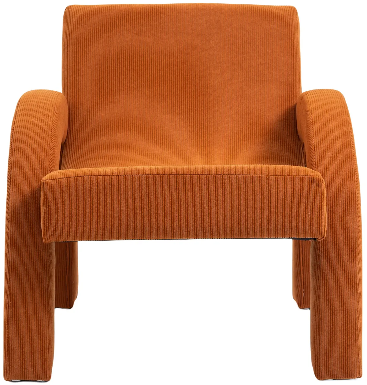 Corduroy - Accent Chair - Cognac - View 2