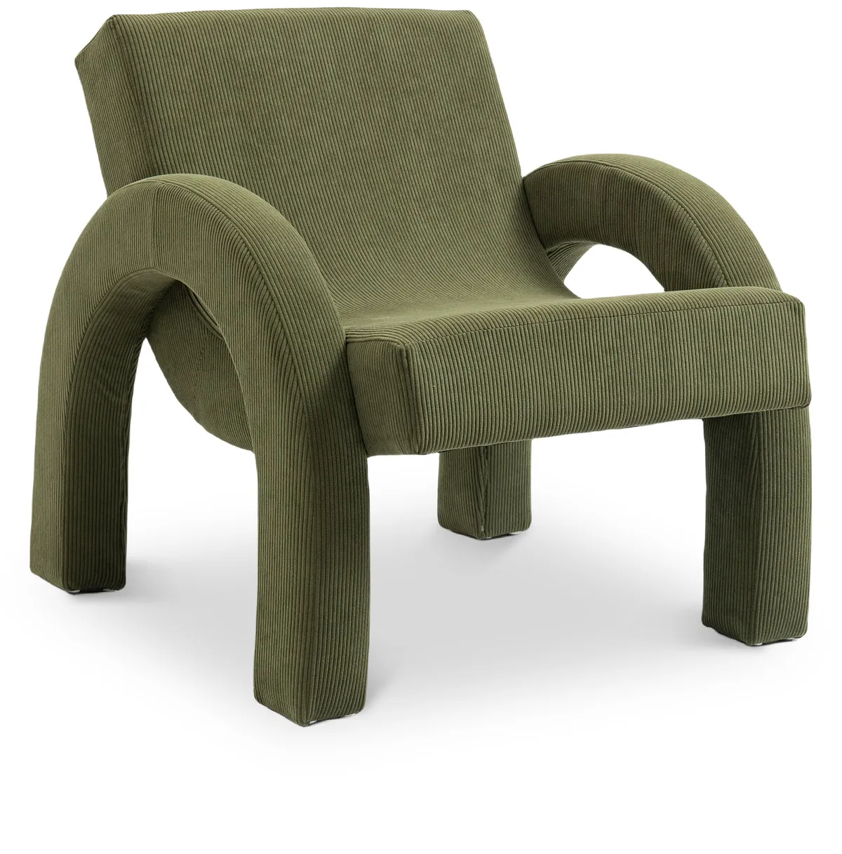 Corduroy - Accent Chair - Green