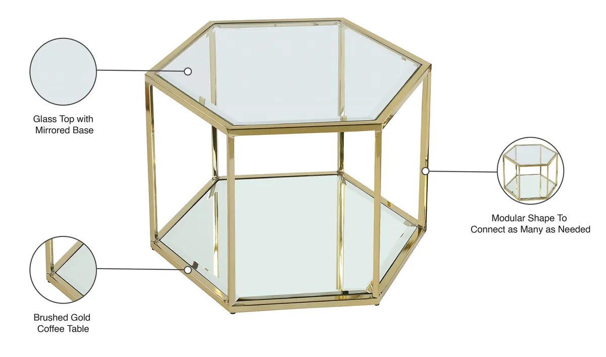 Sei - Coffee Table - Gold