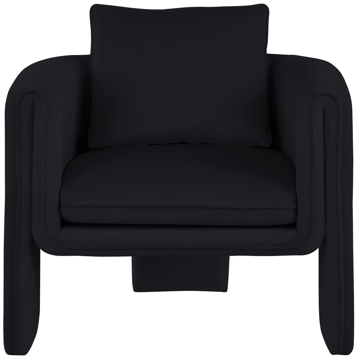 Sloan - Accent Chair - Black - View 2