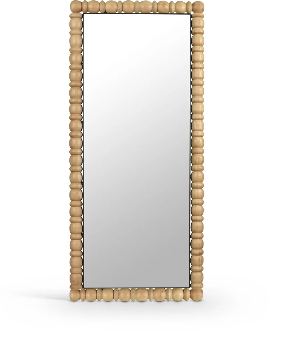 Aubrey - Natural Oak Mirror - Bleached